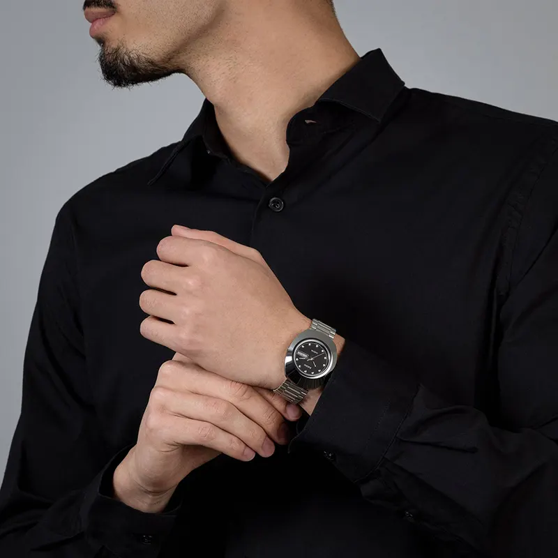 Rado DiaStar Quartz Original Black Dial Men's Watch- R12391153